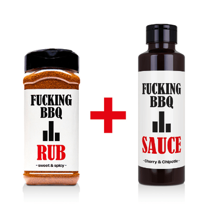 Fucking BBQ package deal Rub+Sauce - Rook aan zee