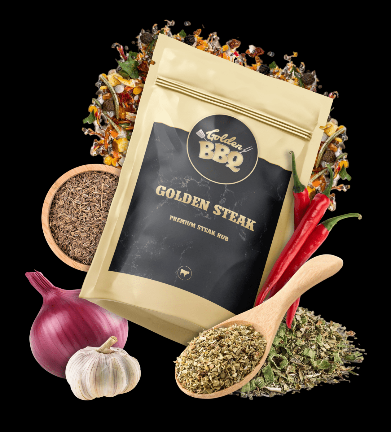Golden Steak Rub - Rook aan zee