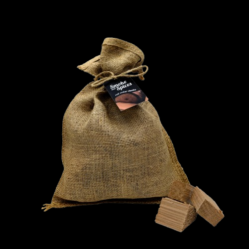 Smoke and Spices Rookhout Chunks Red Cedar | ca. 0,5 kg